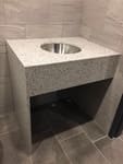 Quartz Sink Top Done by Urban Construction and Development - Bathroom Renovation Oakville
