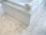 Rich Looking Porcelain Flooring in a Bathroom by Urban Construction and Development - Flooring Solutions in Mississauga