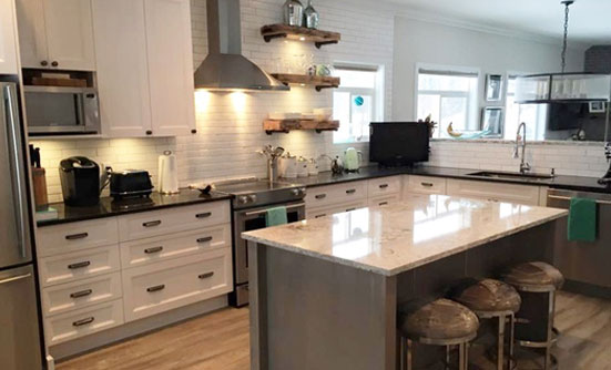 Well Furnished Kitchen with a Dining Table - Kitchen Renovation Mississauga by Urban Construction and Development
